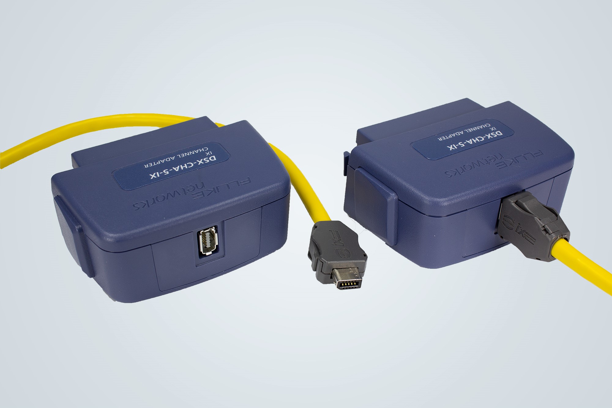 HARTING, HIROSE and FLUKE networks announce ix Industrial Ethernet Connector test adapter for FLUKE DSX CableAnalyzer