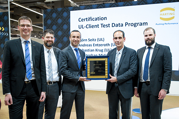 HARTING earns acceptance into UL's Client Test Data Acceptance program