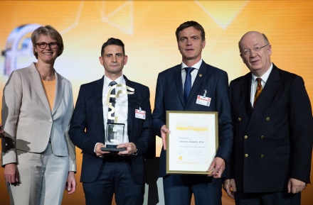 Endress+Hauser earns 2018 HERMES AWARD at HANNOVER MESSE