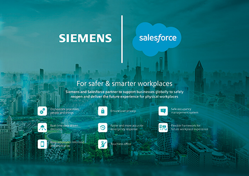 Siemens and Salesforce announce strategic partnership to enhance workplace safety