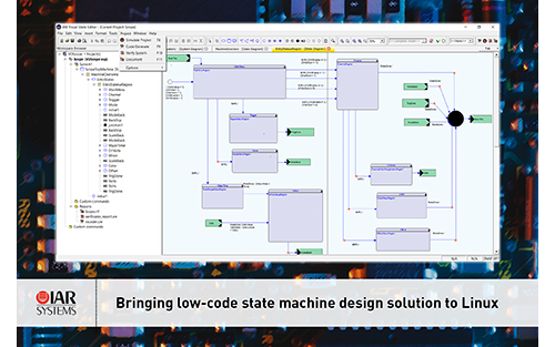 IAR Systems Brings Low-code State Machine Design Solution to Linux