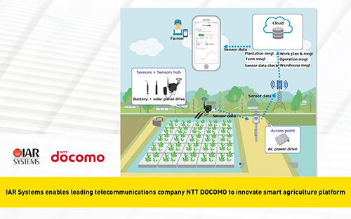 IAR Systems Enables NTT DOCOMO to Innovate Smart Agriculture Platform