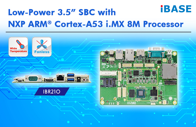IBASE announces IBR210 3.5-inch single board computer