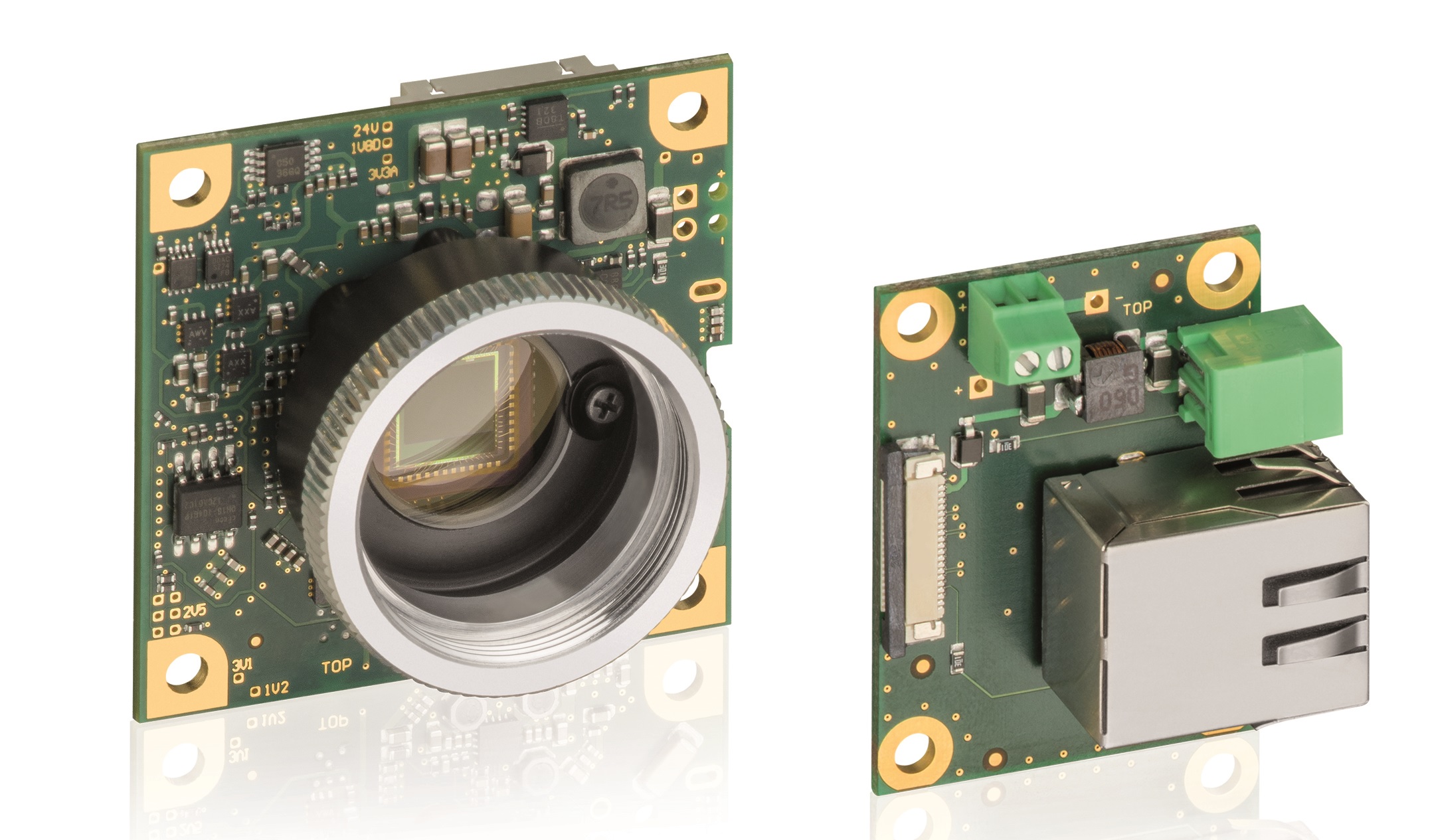 IDS introduces GigE board-level camera with RJ45 interface