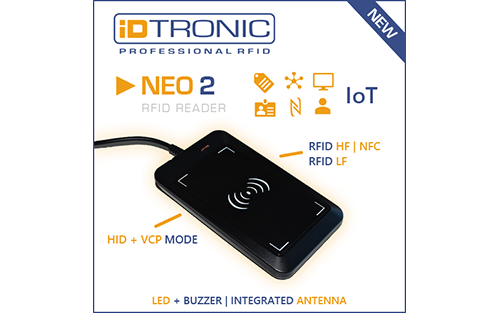 iDTRONIC Presents RFID Reader with HID + VCP for IoT Areas
