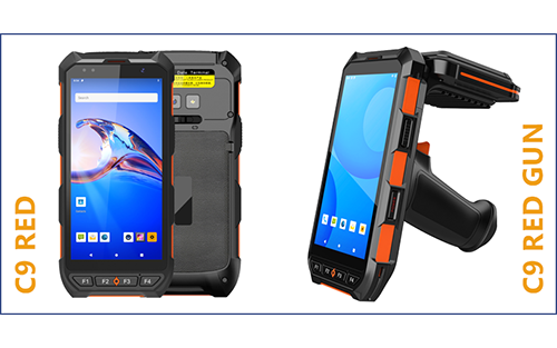 iDTRONIC Presents Industrial Handheld Mobile Computer Series C9 Red and C9 Red Gun