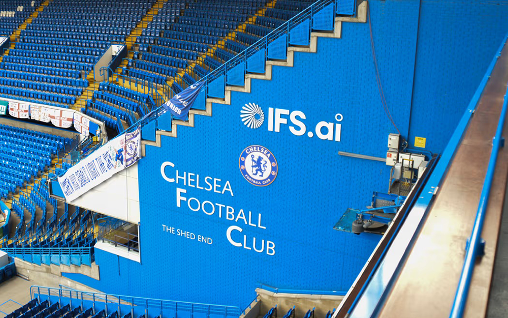 Feature Image for IFS and Chelsea FC Announce Landmark Agreement to Embed Industrial AI Across Premier League Football Operations