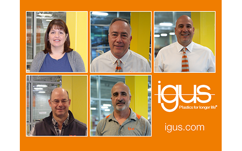 igus Names Five New Vice Presidents for North America