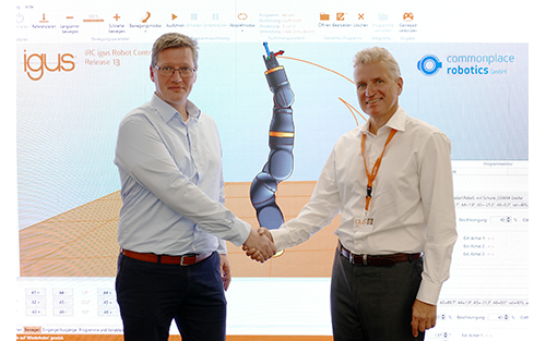 Combined Innovative Power: igus Acquires Majority Stake in Commonplace Robotics