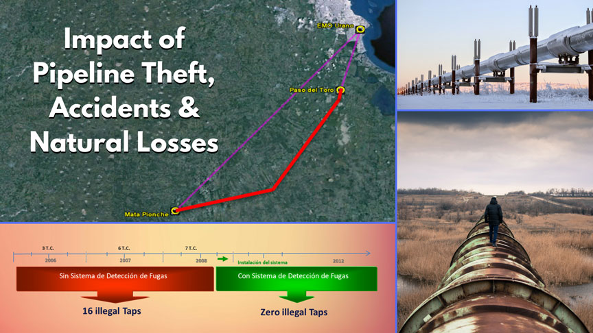 The Impact of Theft, Accidents, and Natural Losses From Pipelines