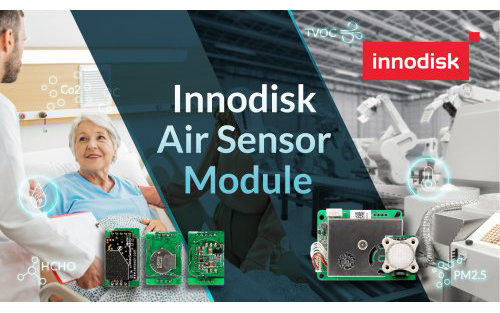 Innodisk Introduces Industrial Air Sensor Module Solution to Add Value to Edge AI Application