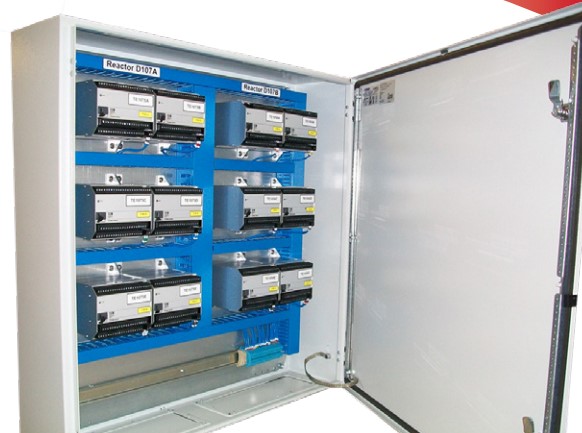 Figure 1: Remote I/O was local I/O reconfigured  and housed to be remotely installed from its  corresponding controller/CPU.