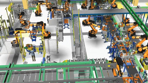 Figure 4: One manufacturing company optimized operations and predicted throughput with more than 99 percent accuracy using Siemens digital twin methodology with Plant Simulation and MindSphere applications.