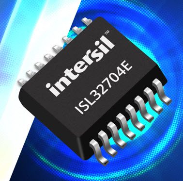 Thumbnail for Intersil releases ISL32704E RS-485 transceiver