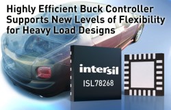 Intersil announces ISL78268 buck controller
