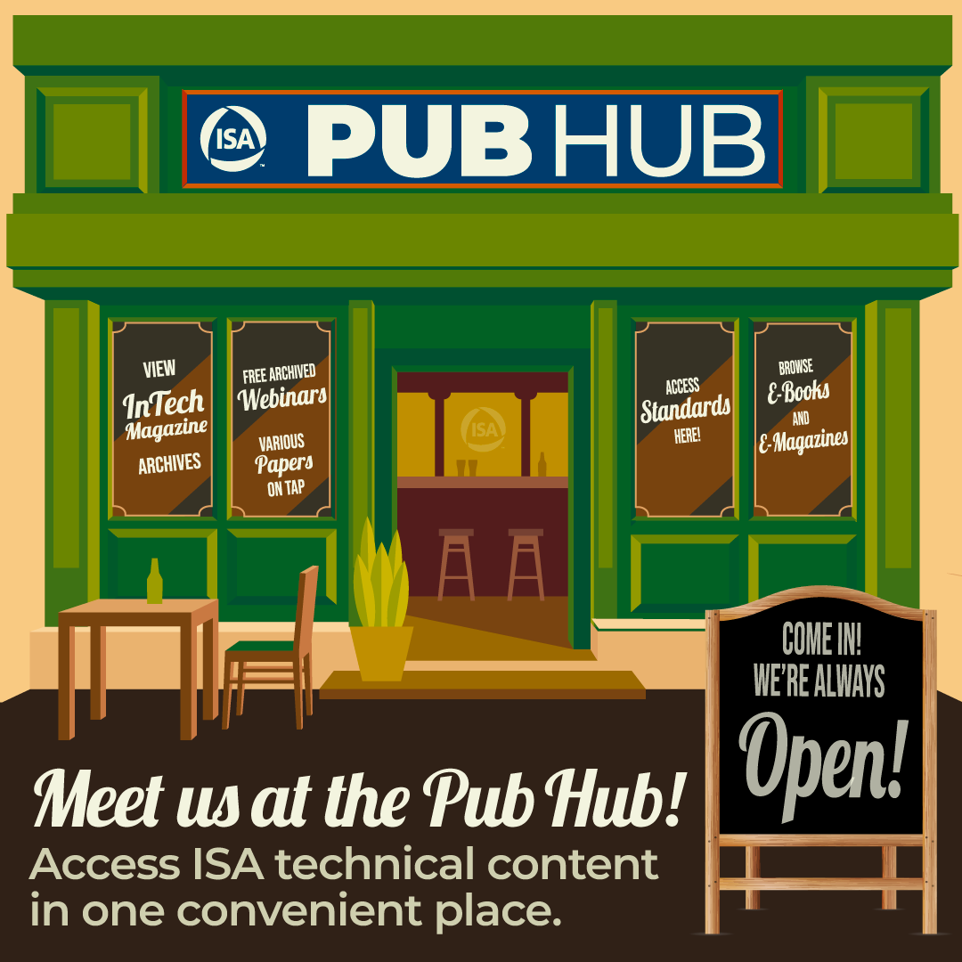 Thumbnail for ISA Technical Content Available at Pub Hub