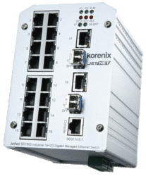 Korenix releases JetNet 5018G Gigabit Ethernet switch