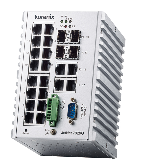 Korenix introduces JetNet 7020G routing switch