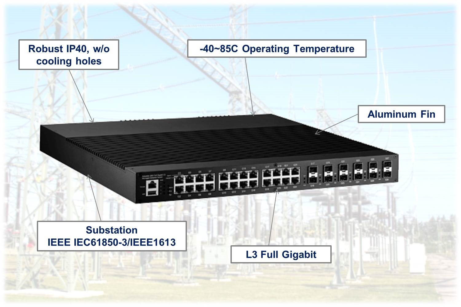 Thumbnail for Korenix announces JetNet 6828Gf Ethernet switch