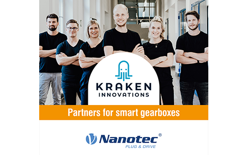 Partners for Smart Gearboxes: Nanotec and Kraken