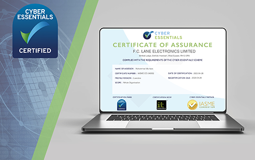 Thumbnail for Lane Electronics Renews Cyber Essentials Certification to Protect Defense and Industrial Customers
