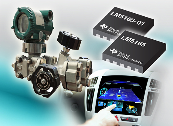 Texas Instruments releases LM5165 & LM5165-Q1 DC/DC converters