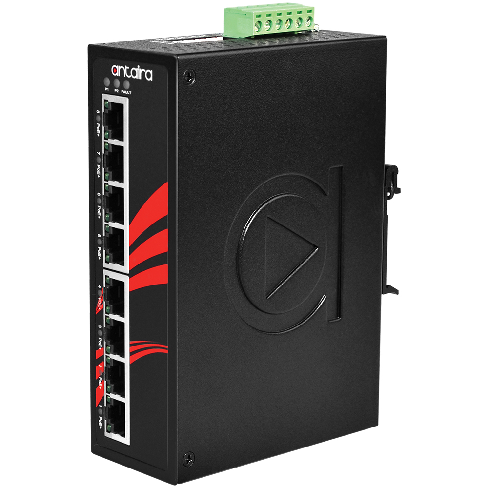 Antaira introduces LNP-0800-60-24 series of 4PPoE unmanaged Ethernet switch