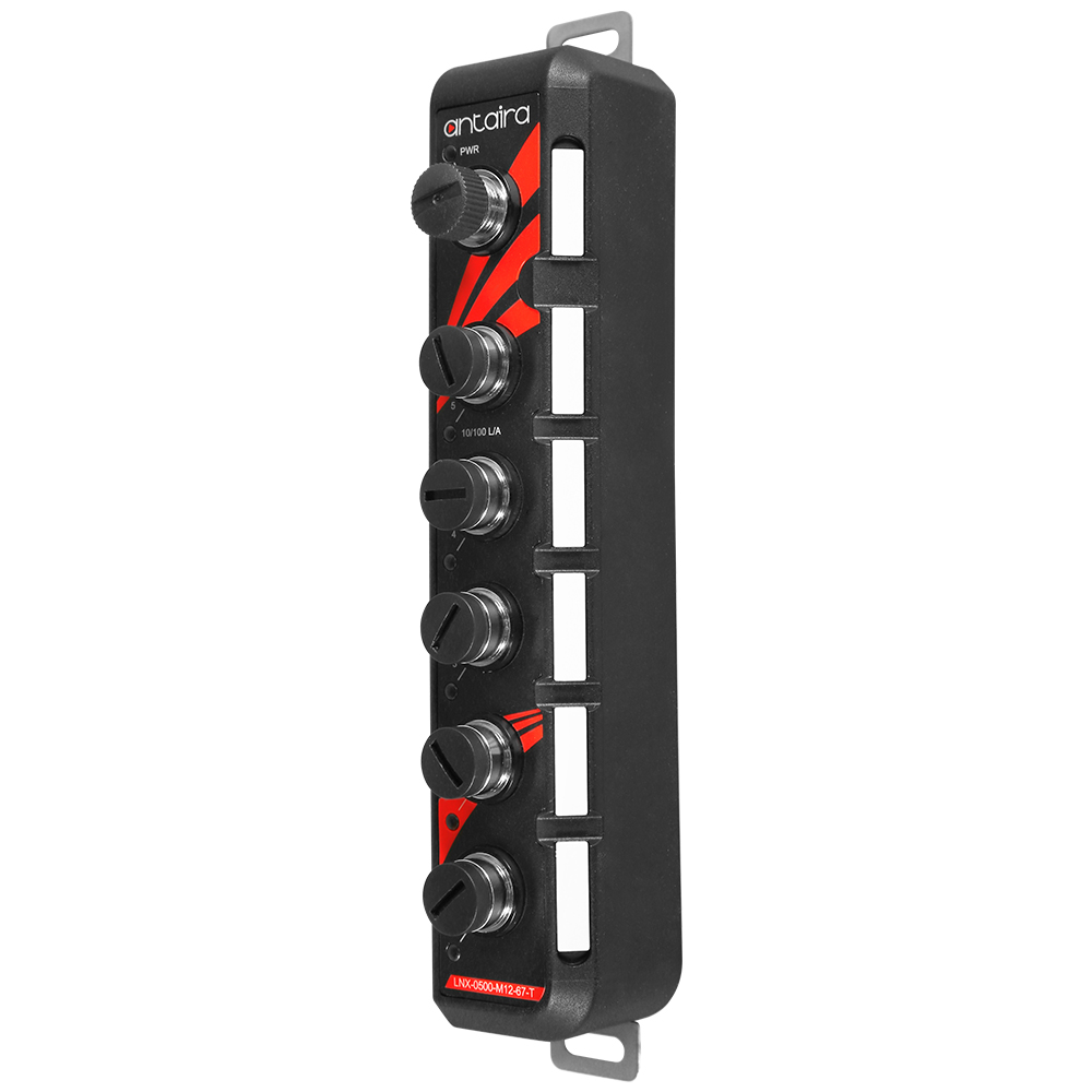 Thumbnail for Antaira introduces LNX-0500-M12-67 series Ethernet switches