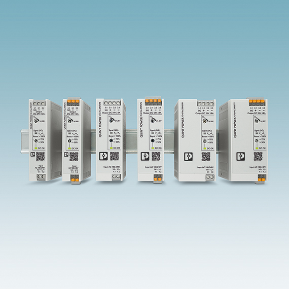 Phoenix Contact announces 30 to 100 W versions of QUINT POWER AC/DC power supplies
