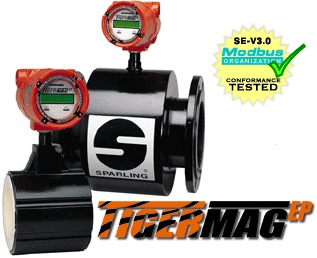 Sparling introduces TigermagEP Flow Meter with Modbus Protocol