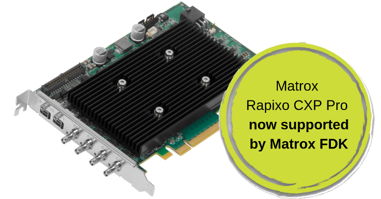 Matrox Imaging announces Matrox FDK development kit