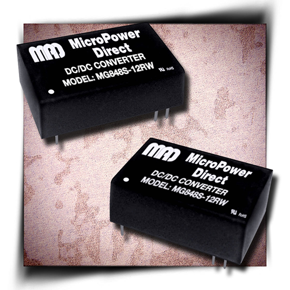 Thumbnail for MicroPower Direct releases MG800xRW series of DC/DC converters