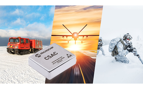 Microchip's Chip Scale Atomic Clock Provides Wider Operating Temperatures and Improved Frequency Stability in Extreme Environments
