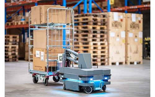 Mobile Industrial Robots (MiR) Launches MiR250 Hook for Towing Carts Through Dynamic Spaces