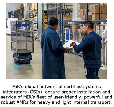 Mobile Industrial Robots announces five certified system integrators to global network