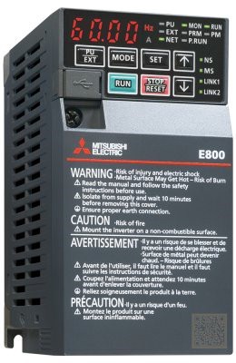 Mitsubishi Electric releases FR-E800 series of variable frequency drives