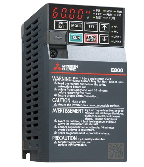 Mitsubishi Electric Automation Releases FR-E800 Series VFD