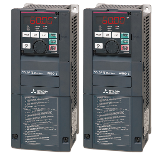 Mitsubishi Electric Automation introduces FR-A800-E and FR-F800-E Ethernet-connected variable frequency drives