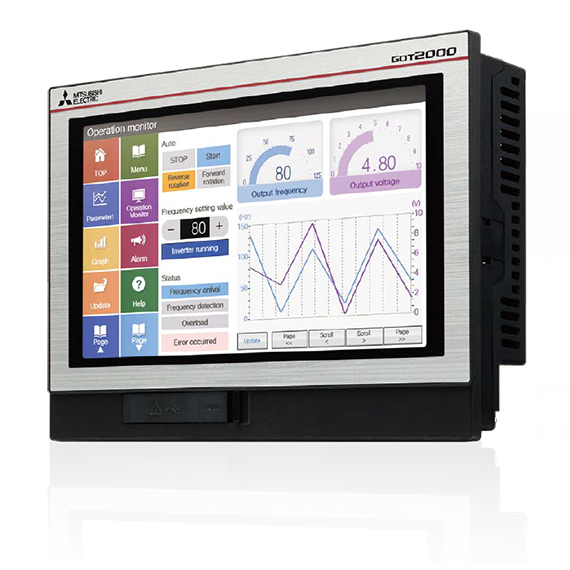 Mitsubishi Electric introduces GT2107 human machine interface
