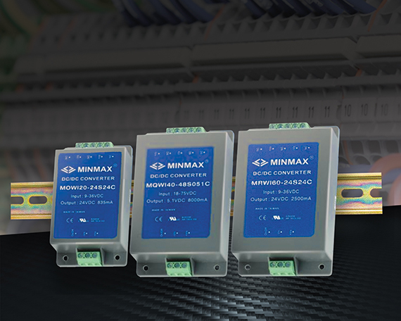 Thumbnail for MINMAX announces MOWI20C / MQI40C / MRWI60C families of 20 / 40 / 60 watt DC/DC Converters