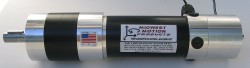 Midwest Motion's new 24 Volt DC Gearmotor develops 539 in--lb of torque with failsafe brake