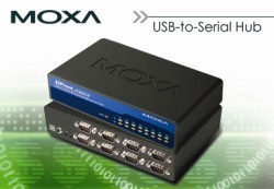 MOXA introduces high-speed USB-to-Serial Hubs