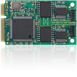 ACCES I/O introduces mPCIe-ICM RS232 Serial Communication Cards