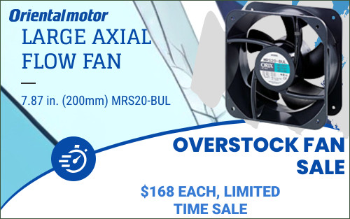 Thumbnail for Large Airflow, High Static Pressure and High-Efficient AC Input Axial Fans