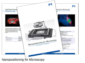 PI releases Nanopositioning for Microscopy catalog