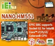 IEI releases NANO-HM551 single board computer