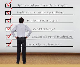 Six Considerations for Choosing the Best-Fit Motor Control Technology