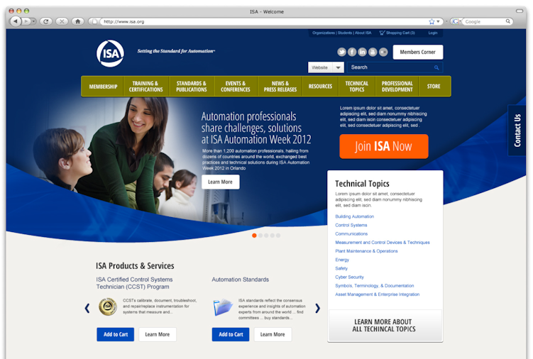 Thumbnail for Great things to come: ISA’s new website