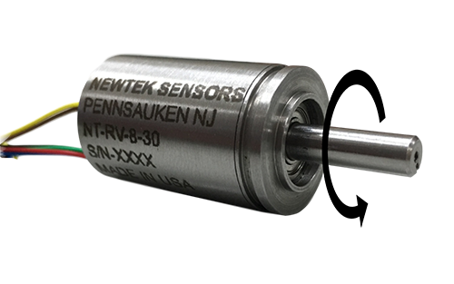 NewTek Contactless Rotary Position Sensors Measure Rotating Shafts in Industrial Benchtop and Test and Measurement Applications