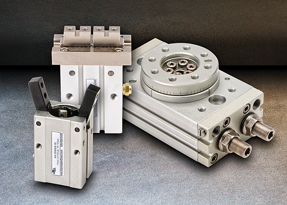 AutomationDirect introduces NITRA pneumatics rotary actuators and pneumatic object grippers